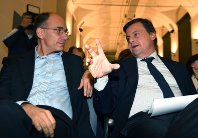 Enrico Letta e Carlo Calenda (ANSA)