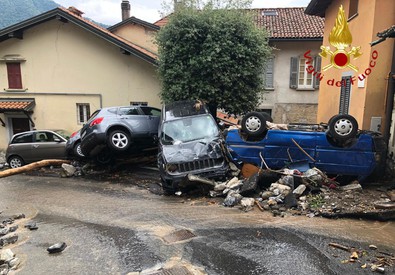 Maltempo: ancora emergenza nel Comasco, torrenti esondati (ANSA)