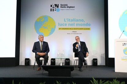 Antonio Tajani con Andrea Riccardi