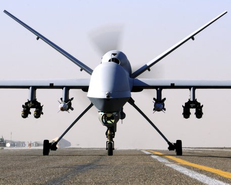 Un drone armato Usa 'Reaper' © ANSA 