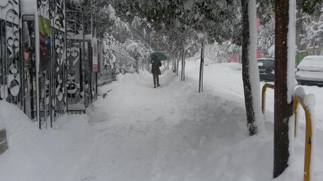 Maltempo, il Molise paralizzato da neve e gelo ANSA/ ENZO LUONGO © ANSA