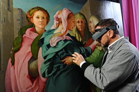 LA VISITAZIONE DEL PONTORMO, SORPRESE DI UN RESTAURO © ANSA