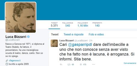 Bizzarri Gasparri Due Giorni Di Lite Via Twitter Cronaca Ansa It