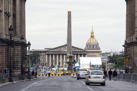 La polizia in Place de la Concorde © EPA