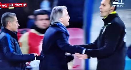 Coppa Italia: Mancini, Sarri razzista si vergogni © ANSA