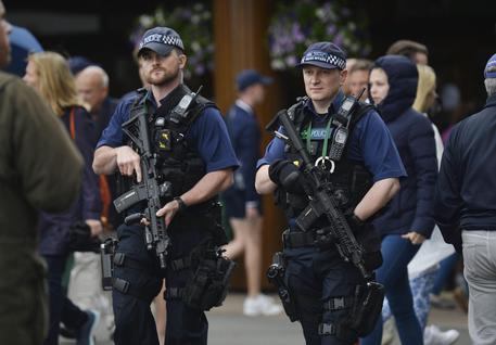 Polizia a Wimbledon © EPA
