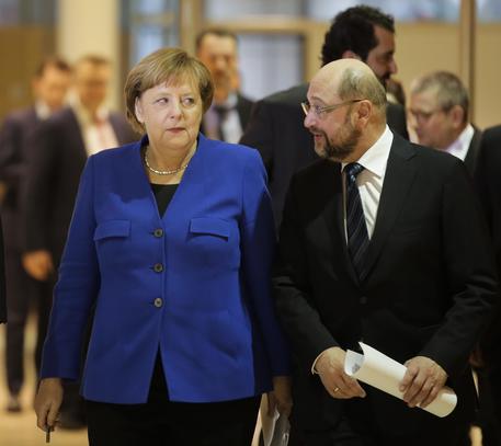 Merkel e Schulz © AP