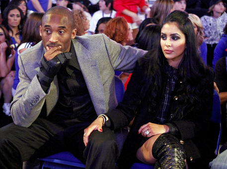 Kobe Bryant e la moglie Vanessa © EPA