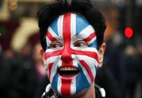 Un manifestante pro Brexit © EPA