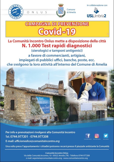 Comunita Incontro Promuove Screening Tra Cittadini Umbria Ansa It