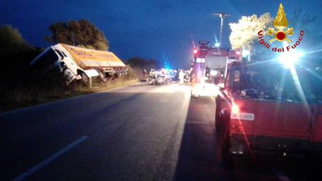 Incidente stradale sulla Sp 25 nel Nuorese © ANSA