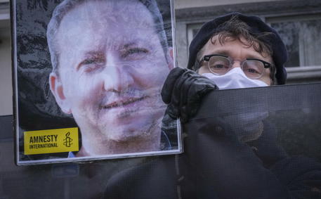 Protesta a Bruxelles (Foto d'archivio) © EPA