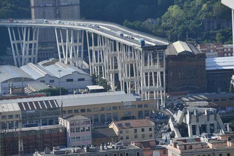 Il ponte Morandi crollato a Genova © ANSA