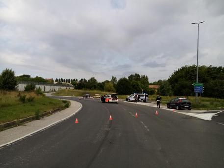 Budrio, il luogo dell'incidente (Foto: Polizia Municipale) © 