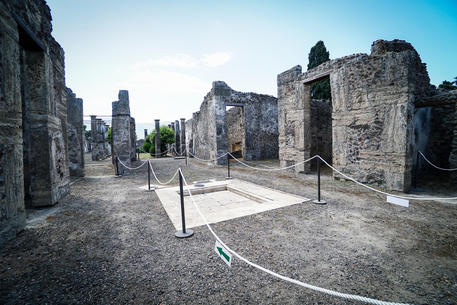 A Pompei Sale Su Tetto Terme Per Scattare Foto Ultima Ora Ansa