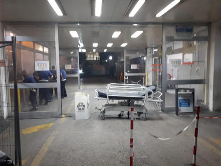 Una veduta esterna del pronto soccorso dell'ospedale 