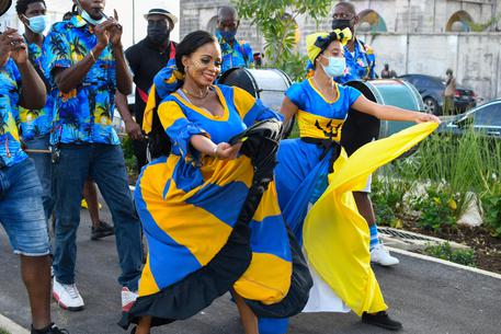 I festeggiamenti alle Barbados © AFP