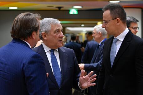 Al centro il ministro degli Esteri,  Antonio Tajani © AFP