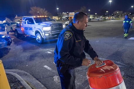 La polizia americana in azione © EPA