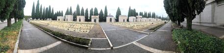 L'area dei bambini mai nati al cimitero Vantiniano di Brescia © ANSA