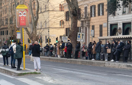 Uno sciopero nel trasporto pubblico locale in una foto di archivio © ANSA