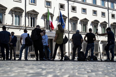 L'esterno di Palazzo Chigi. Immagine d'archivio © ANSA