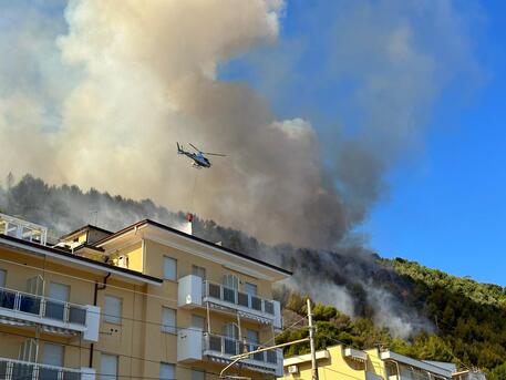 Incendio a Laigueglia © ANSA