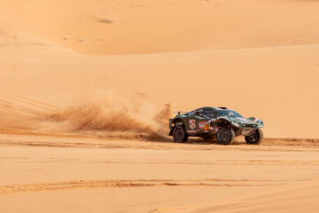 Una fase della nona tappa del Dakar Rally 2023 © EPA