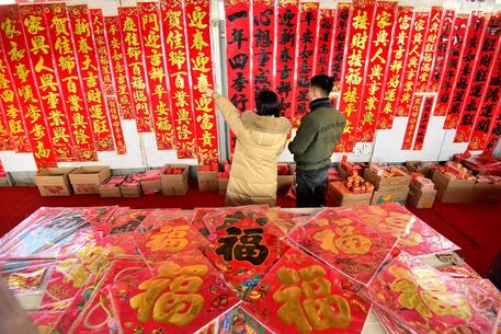 La Cina si prepara per il Capodanno lunare © AFP