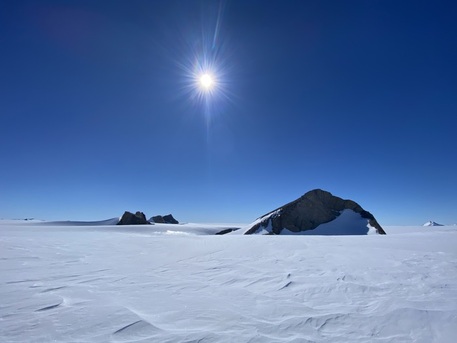 La neve in Antartide © Ansa