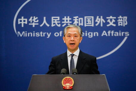 Il portavoce del ministero degli Esteri cinese, Wang Wenbin © EPA