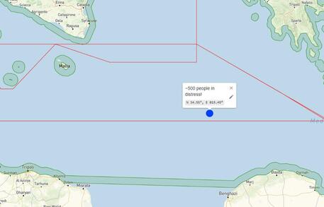 Alarm phone, 500 persone in pericolo in mare in fuga dalla Libia © ANSA