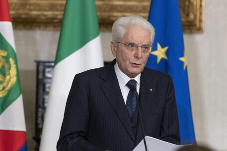 Il Presidente della Repubblica Sergio Mattarella © ANSA