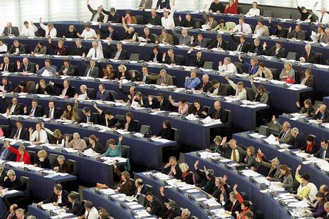 Una seduta plenaria del Parlamento europeo