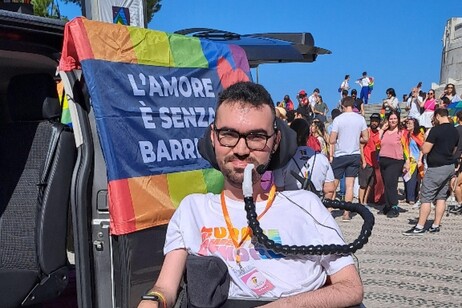 Matteo Ricci e Chantal Bomprezzi (Pd) al Marche Pride
