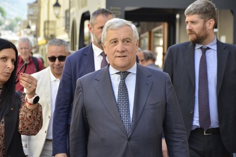 Il ministro Antonio Tajani ad Aosta