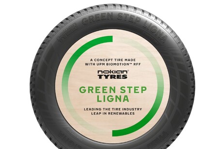 Gomme, Nokian punta su lignina al posto del nero carbone