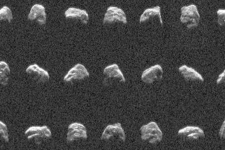L’asteroide 2024 MK nelle immagini radar riprese il 29 giugno (fonte: NASA/JPL-Caltech)