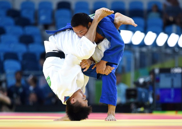 Jin Kim Won of Korea e Elios Manzi (foto: ANSA )