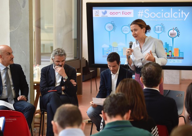 Enel Open Fiber: ''Socialcity'' a Firenze © ANSA