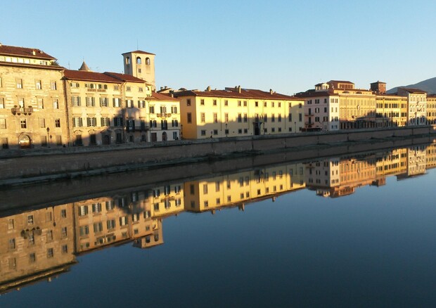 Pisa panorama panoramica lungarno lungarni Arno © ANSA