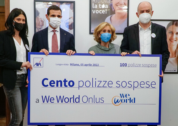 Axa Italia con WeWorld inaugura un nuovo Spazio Donna a Milano  © Ansa