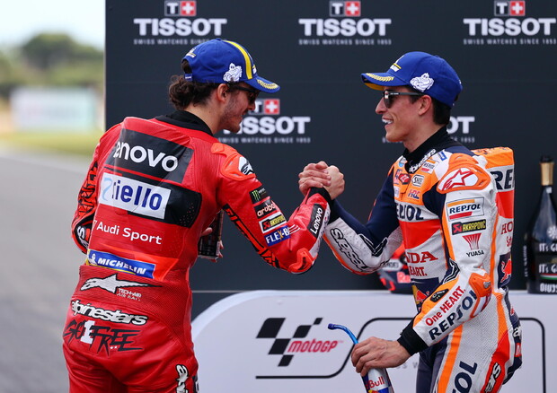 Francesco Bagnaia e Marc Marquez © EPA