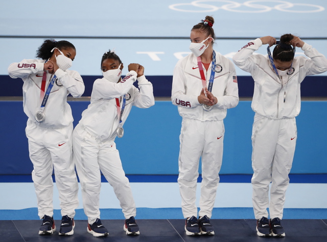 Ginnastica artistica, il team Usa medaglia d'argento ...