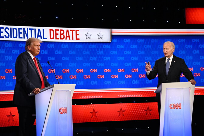 Il primo dibattito televisivo fra Biden e Trump