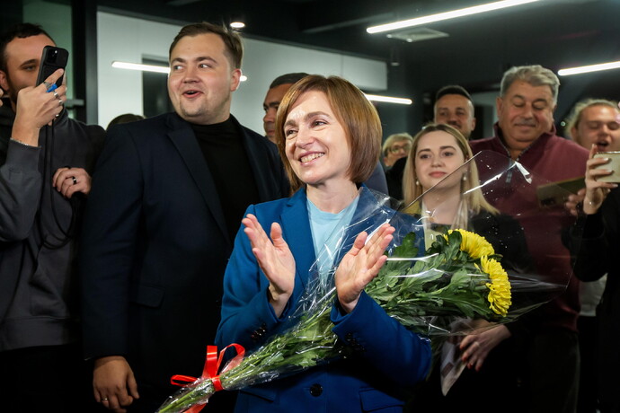 Moldova's Pro-EU President Maia Sandu Wins Re-election - Politics - Ansa.it