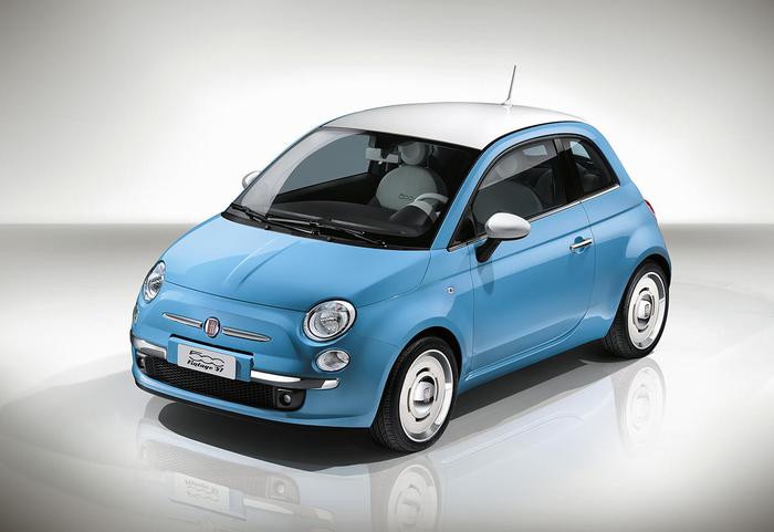 VOLANTE ORIGINALE FIAT 500 in pelle color avorio con airbag e