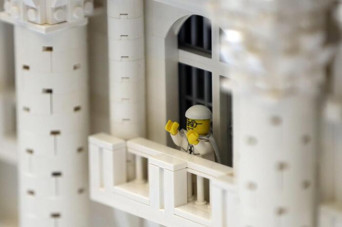 Città del Vaticano in 67mila mattoncini Lego