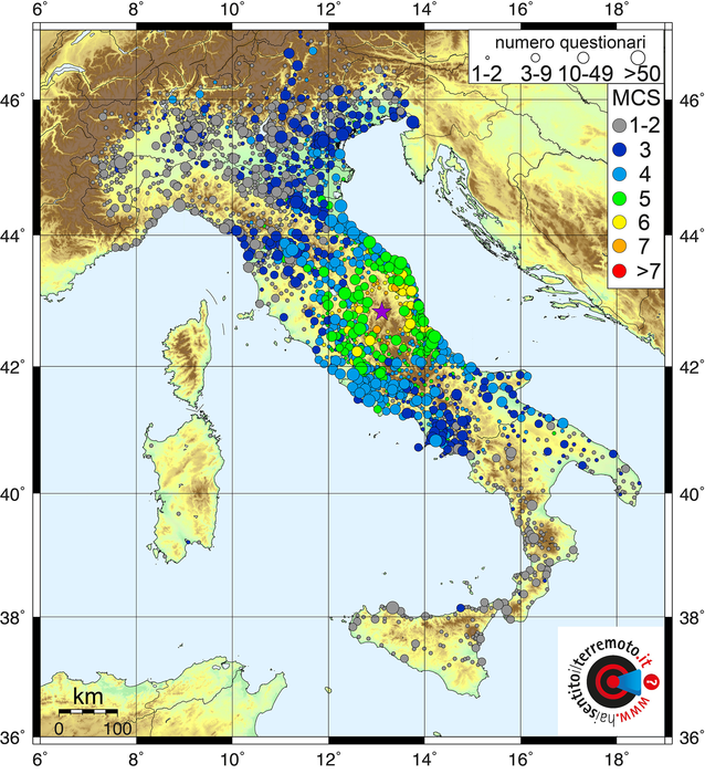 Terremoto: Percepito In Tutta Italia,da Campania A Trentino - Terra E ...