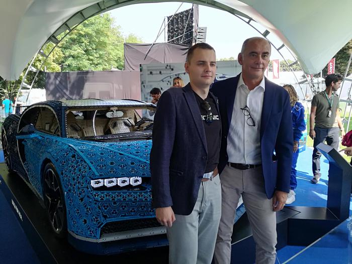 Bugatti Lego Technic, si può guidare l'auto in mattoncini in scala